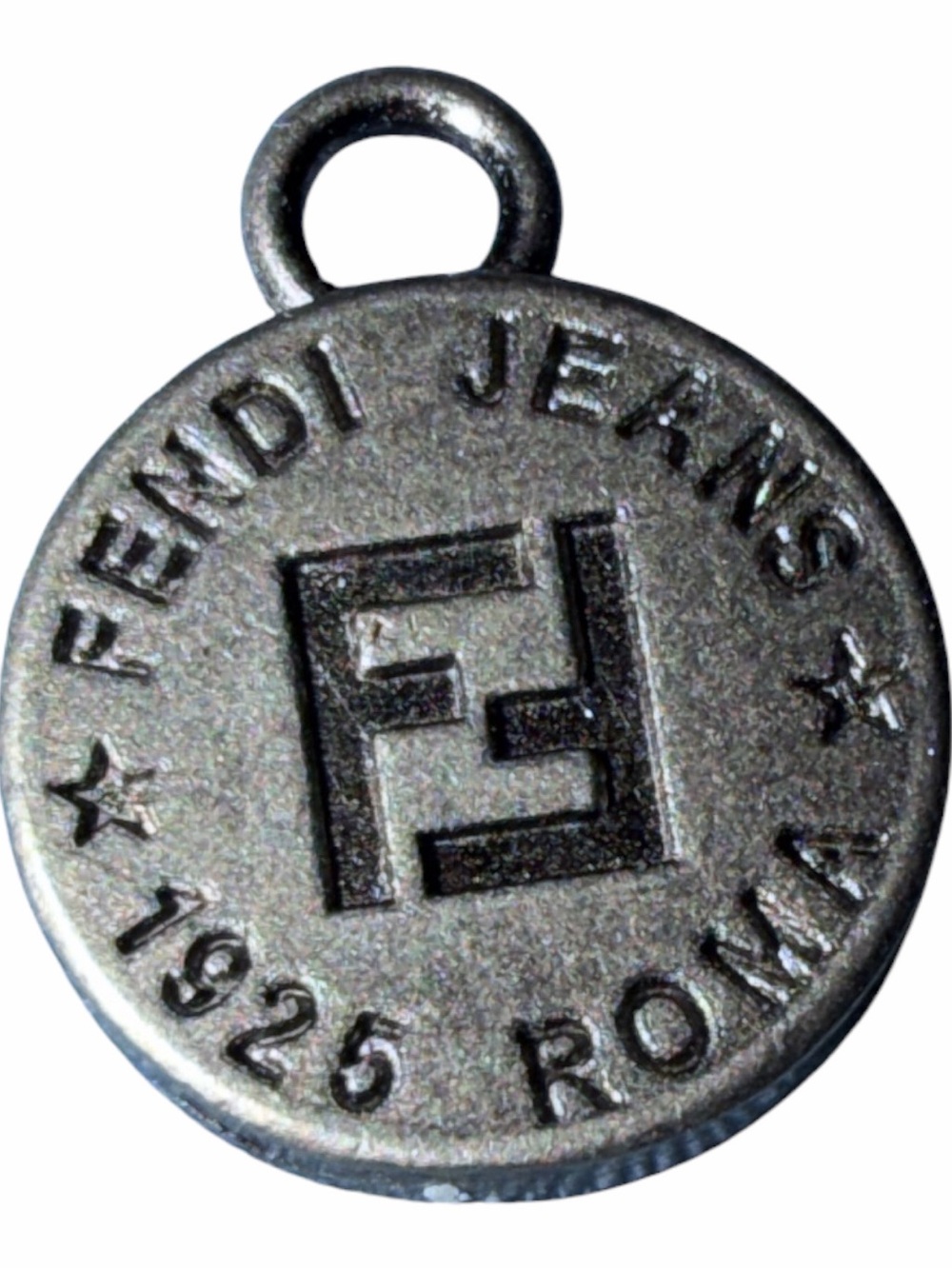 Fendi Jeans Round Metal zip pull